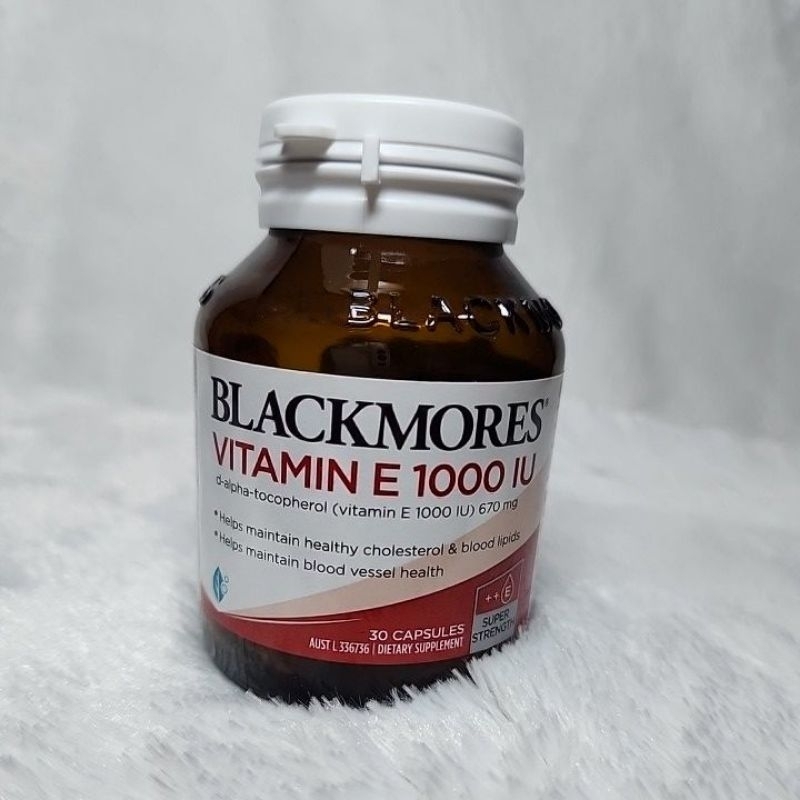 BLACKMORES NATURAL E 1000IU isi 30 e1000 1000 iu heart healt vitamin E e1000iu