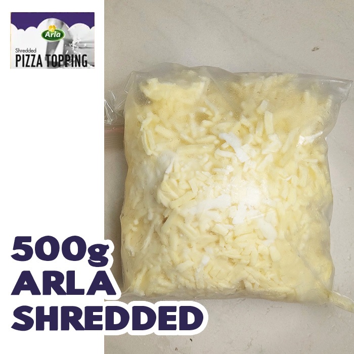 

arla mozzarella shredded - pizza topping 500 gram - riipexccK arla parut arla mozarella parut