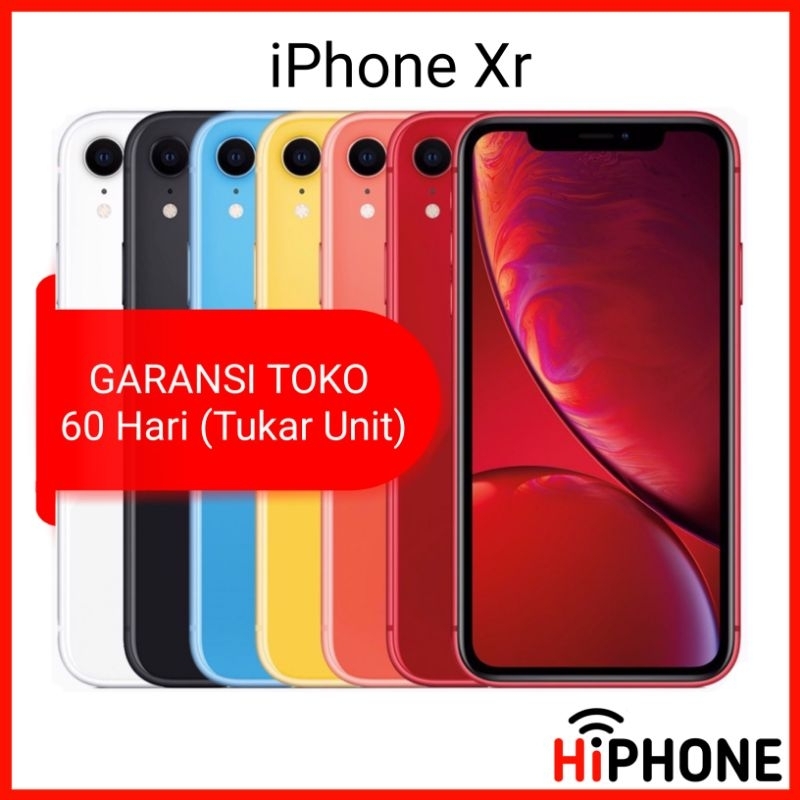 iPhone Xr 64 128 256Gb Garansi Resmi iBox
