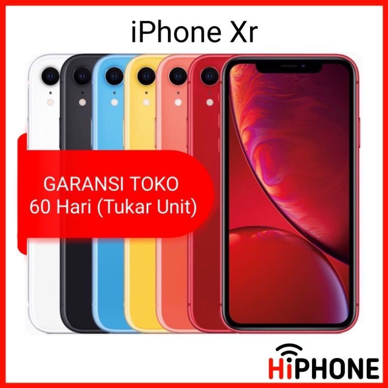 iPhone Xr 64 128 256Gb Garansi Resmi iBox