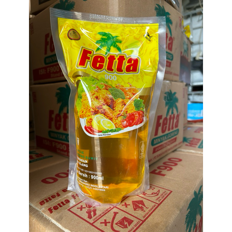 

Minyak goreng fetta 900ml