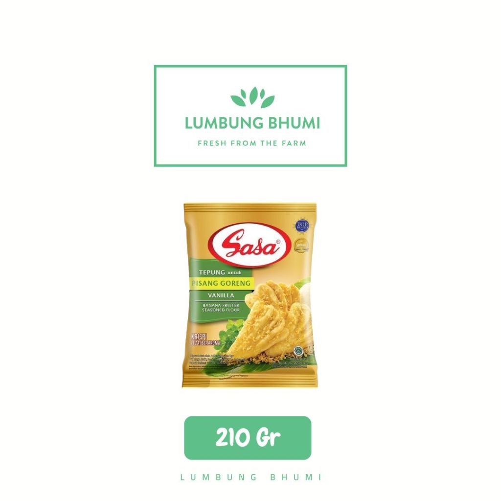 

SASA Tepung Bumbu Pisang Goreng 210 Gr 1 Pcs - Lumbung Bhumi