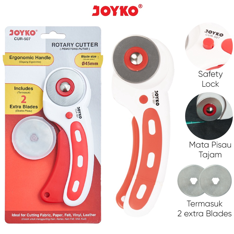 

Produk Istimewa Rotary Cutter Pemotong Putar Joyko CUR57