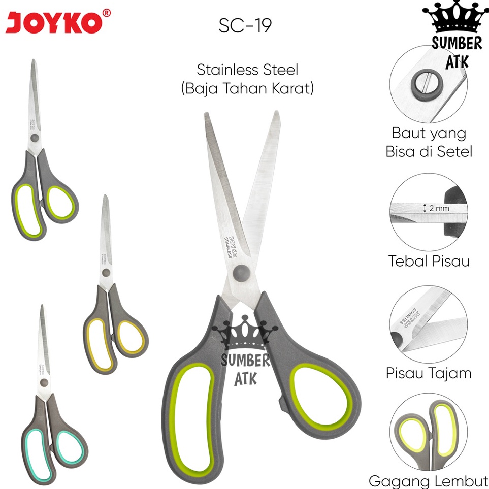 

Lagi Ramai Gunting Scissors Joyko SC19