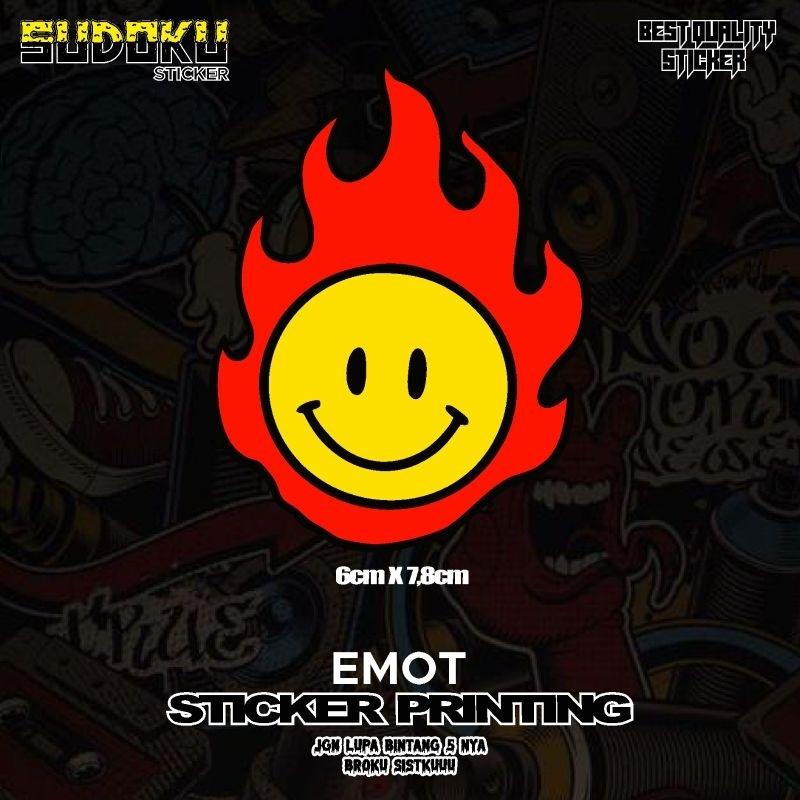 

STICKR STIKER PRINING EMOT SMILE API KEREN