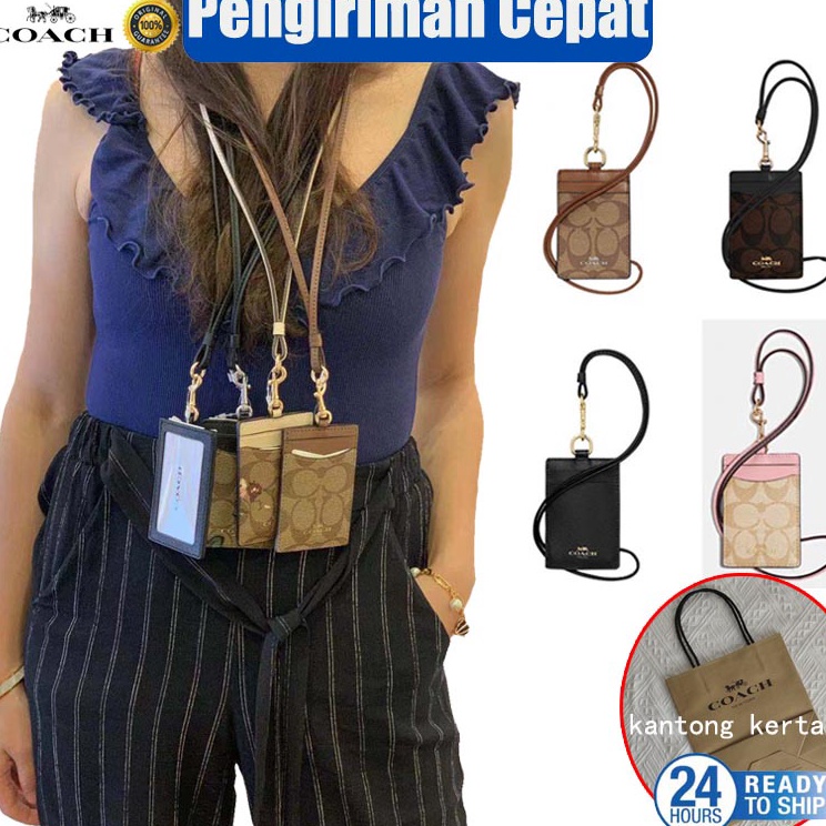 

Grosir Pemesanan Pengiriman Cepat Coach Lanyard Kartu kerja pemegang kartu id Kartu Nama Kartu Kampus Pemegang Kartu