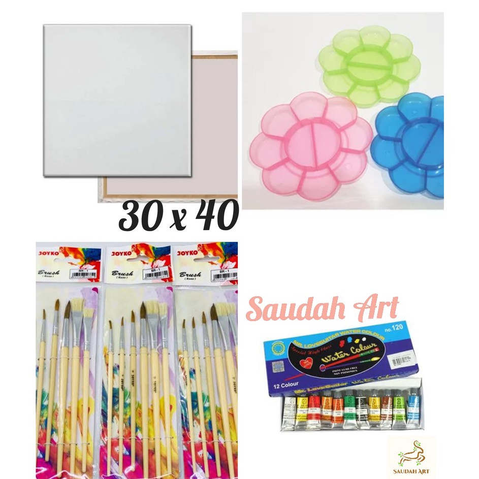 

Good Quality Paket Kanvas Lukis kanvas 3x4kuaspaletcat air