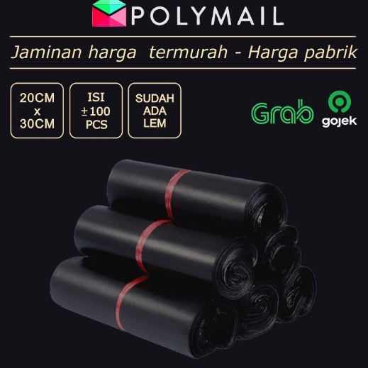 

Hadir Pilihan NUZ POLYMAILER 1PCS 2x3CM HITAM SEMI GLOSSY EKONOMIS PLASTIK POLYMAILER SEMI GLOSSY BLACK