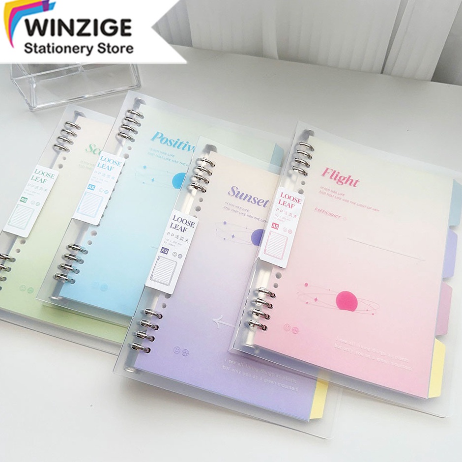 

Kejutan Viral Winzige A5 B5 Buku Binder Buku Tulis Sekolah Lucu Buku Loose Leaf Notebook Aesthetic Binder Kuliah