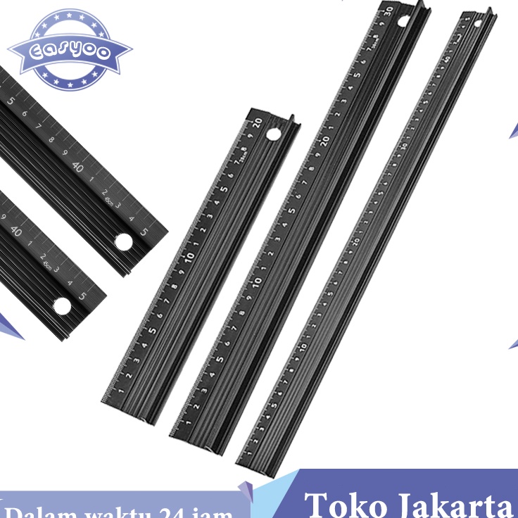 

Baru Asli Penggaris Lurus Multifungsi Straight Cutting Ruler Anti Slip Untuk Pengerjaan Aluminum Alloy