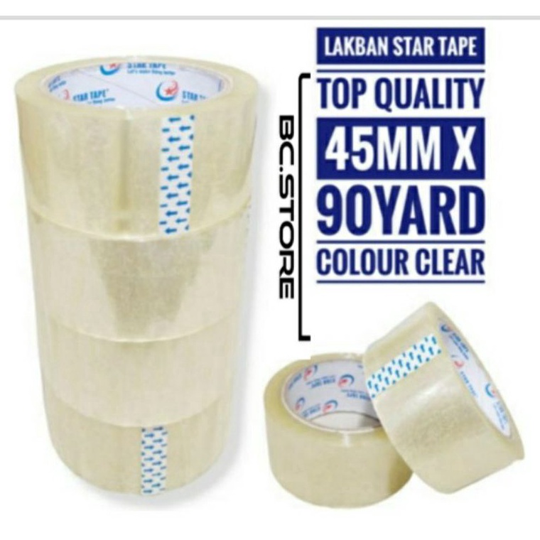 

KODE A4I3 LAKBAN 1 DUS CLEAR BENING PUTIH BENING COKLAT LENGKET STAR TAPE KUALITAS TERBAIK MURAH 9 YARD X 45MM 2INCH lakban isolasi selotip tapeperekat pengikatpelengket lakbanmurah lakbanopp lakbankualitasterbaik perlengkapankantor