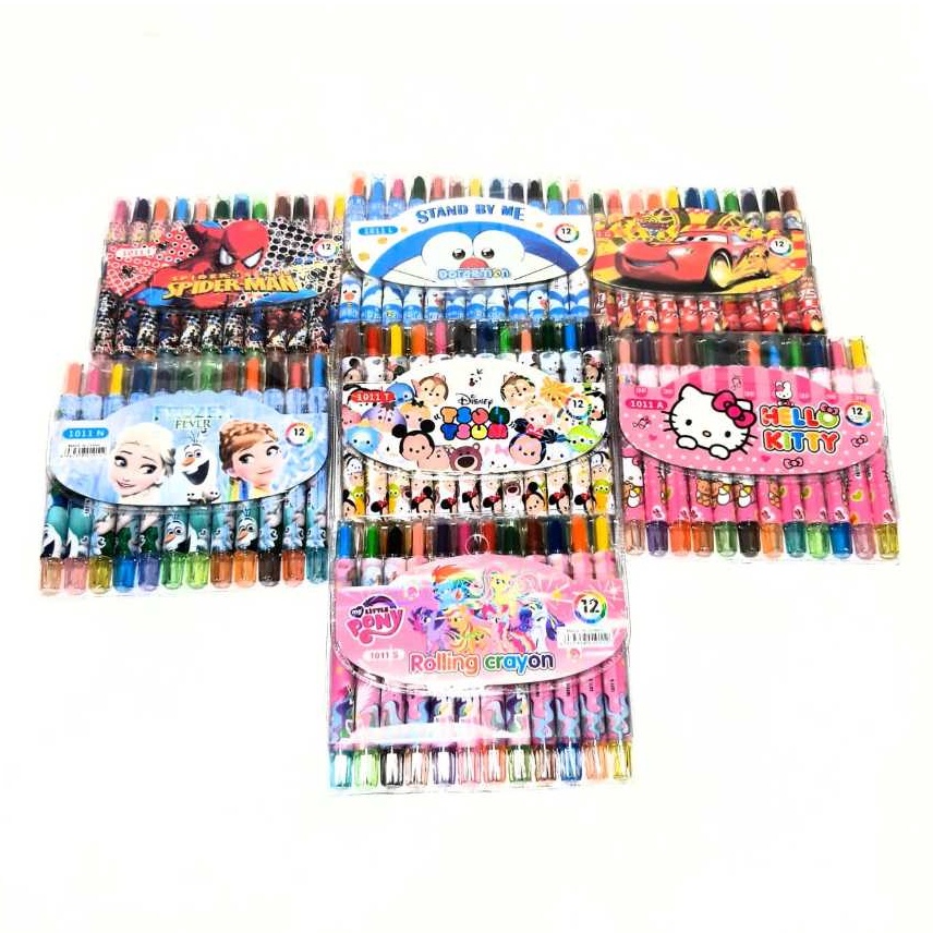 

Grosir Terbaru Harga Grosir 1set 12pcs Warna Crayonkrayon Putar Motif CPSQ12S