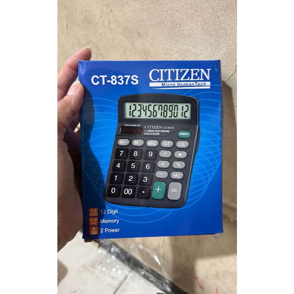 

Grosir Baru Kalkulator Citizen 12 digit CT837S