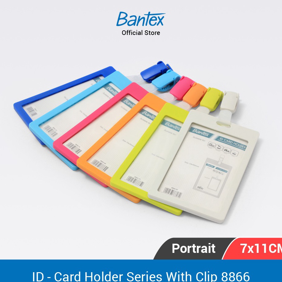 

Hemat Khusus Bantex ID Card Holder Series With Clip Portrait 8866