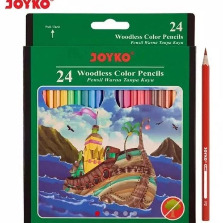 

Spesial Murah Pensil warna Joyko Cp14 24 warna