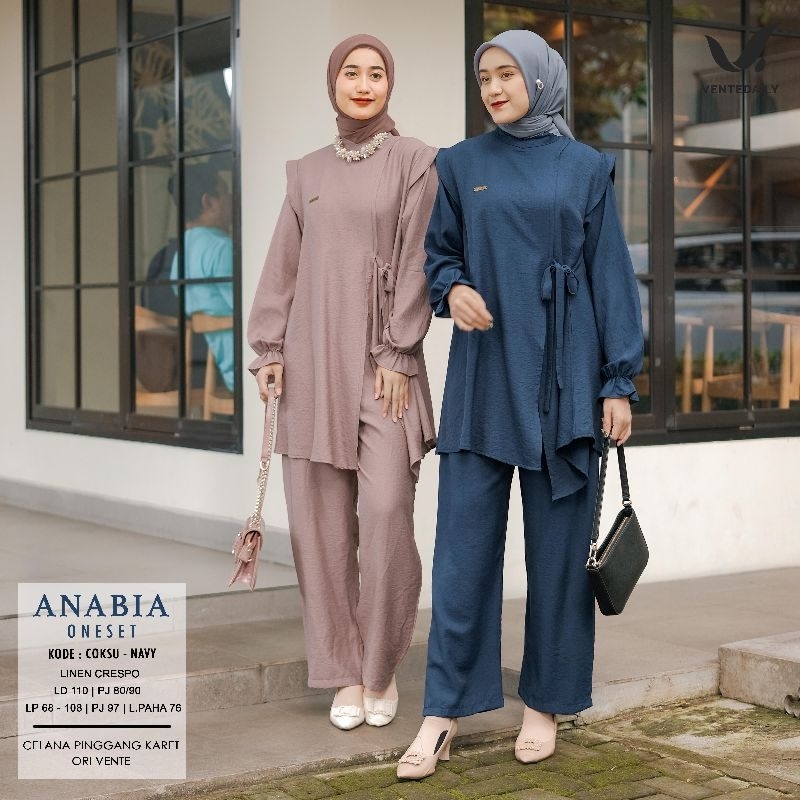 ANABIA ONE SET BY VENTE DAILY MAT LINEN CRESPO SIZE JUMBO