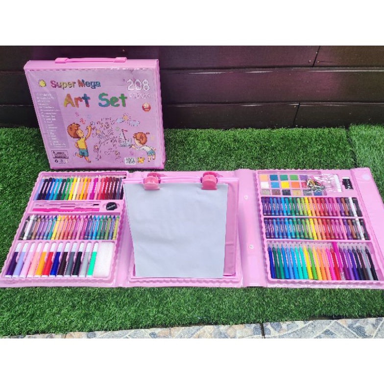 

super mega art set isi 28 pcs crayon set menggambar viral ART R8B9