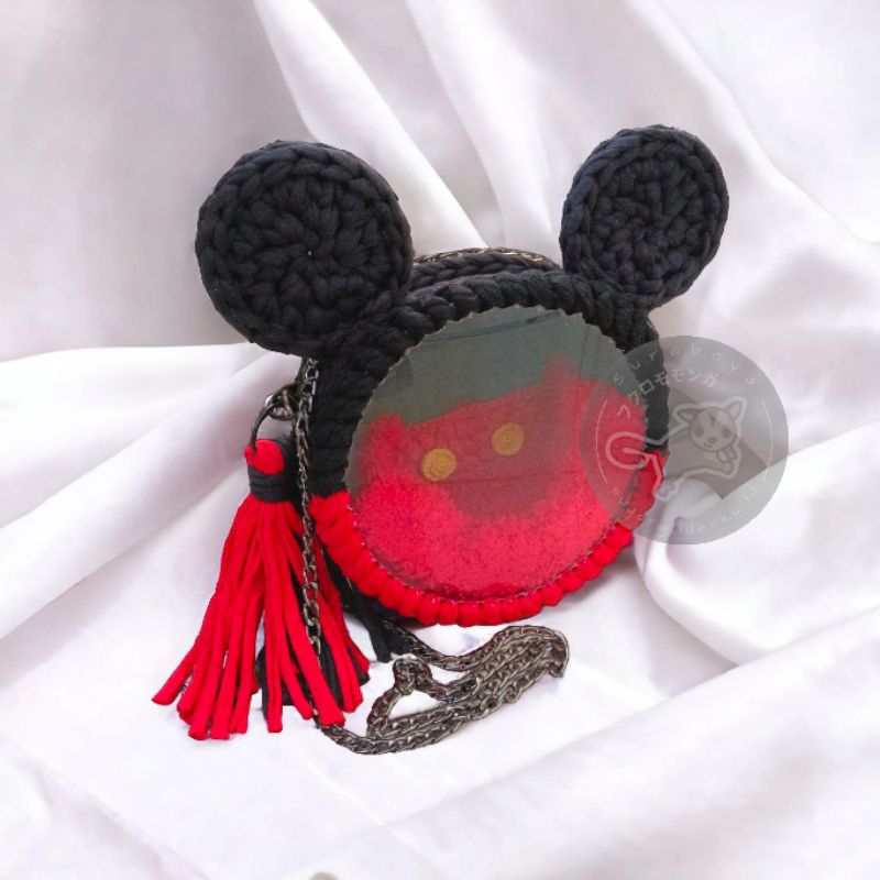 Travel Bag Acrylic | Tas Rajut | Crochet | Sugarglider |