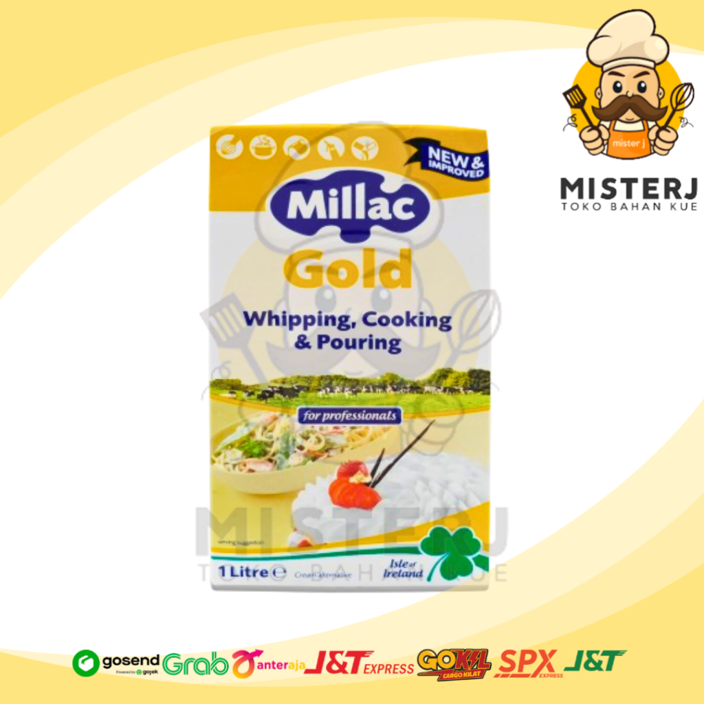 

Millac Gold Whipping Cooking And Baking | Tanpa es batu | 1 Liter | Whipping Cooking Millac