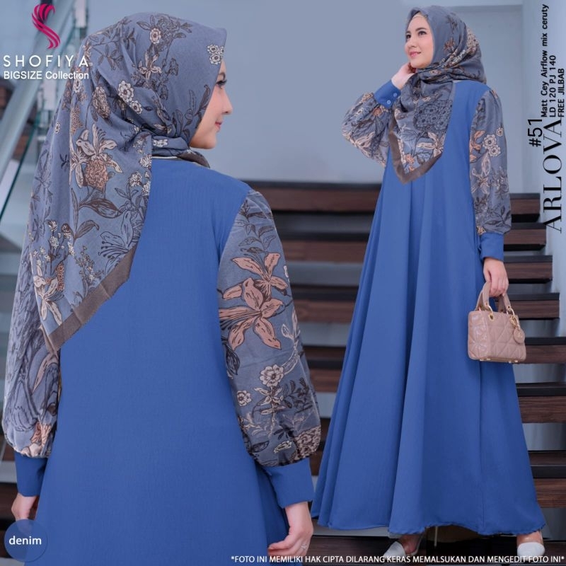 Arlova original jumbo terlaris bestseller by shofiya galeri Al Kahfi Solo