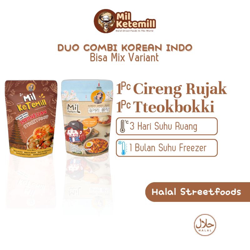 

Duo Combi Korean Indo Rujak Cireng & Topokki