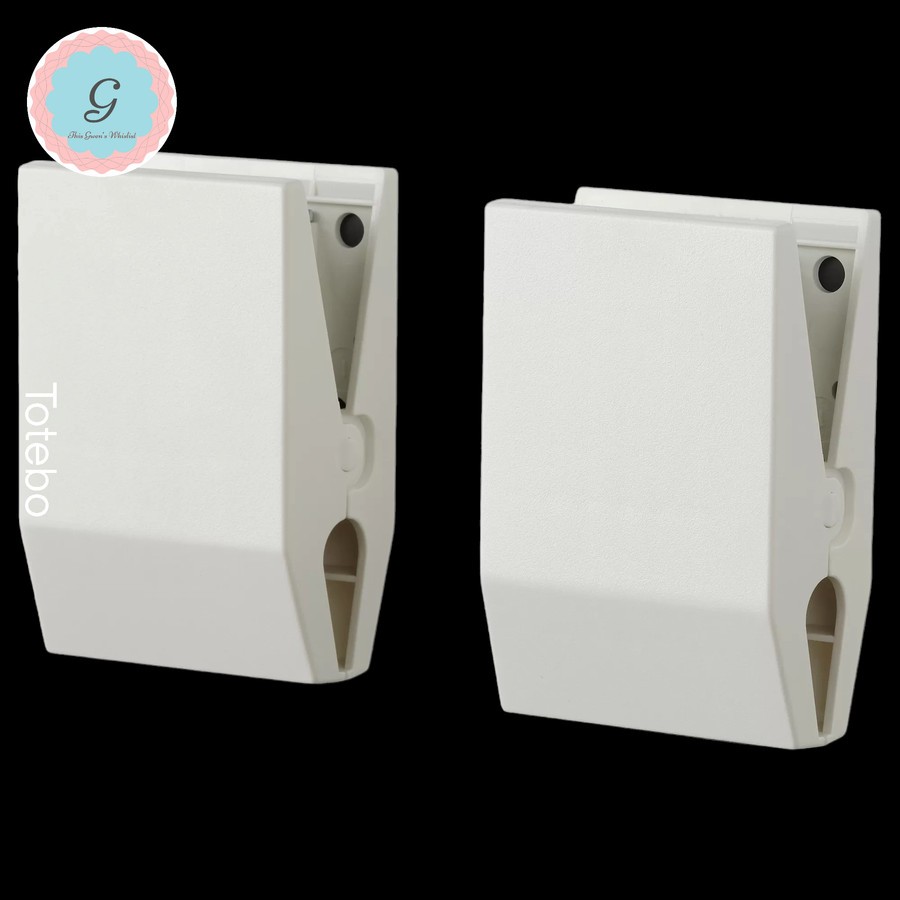 

Set 2 klip memo bermagnet serbaguna magnetic notes clip