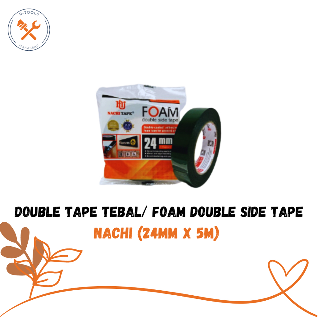 Double Tape Tebal/ Foam Double Side Tape