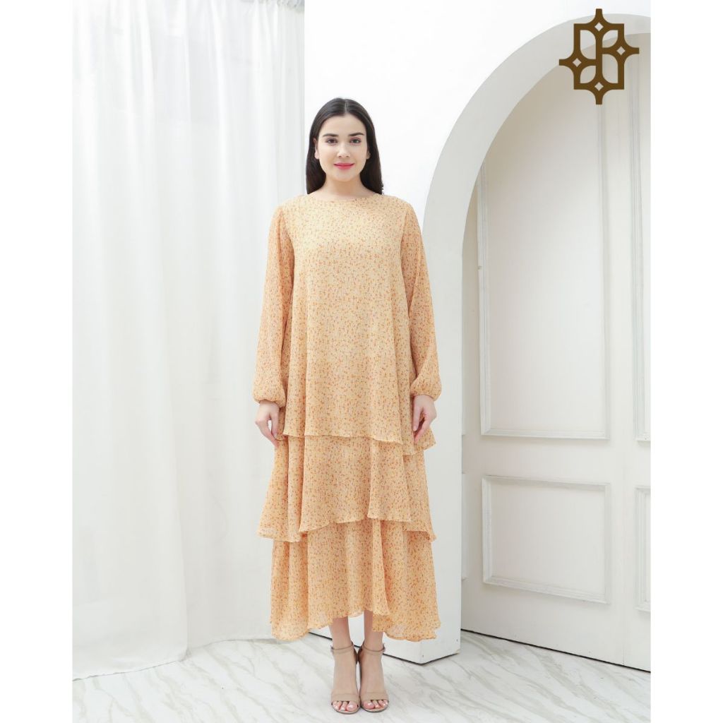 SAAZZ Oscar Della Renta Pakaian Muslimah Gamis Dress Wanita Kekinian-3