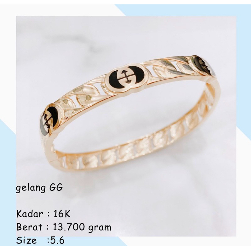 Gelang Emas GG Fashion 16K 13.700Gr