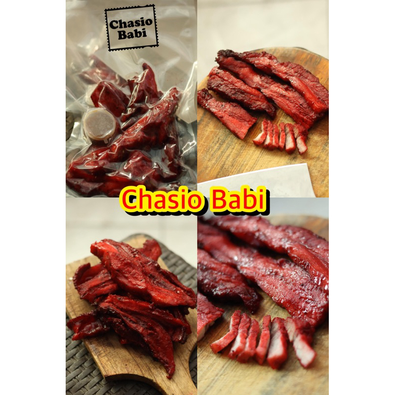 chasio babi/ charsiu/ jasio/ sweet roasted pork belly 250gr