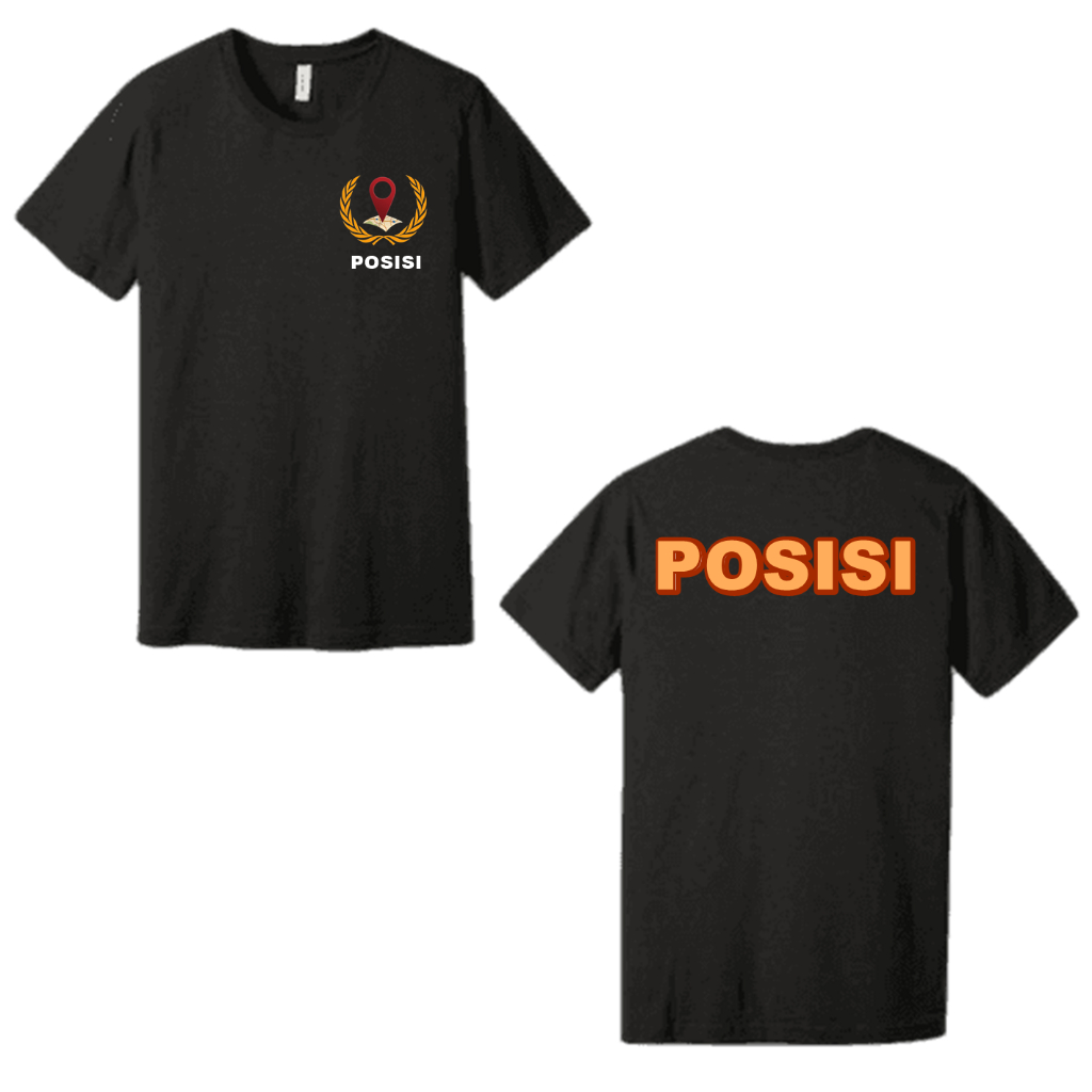 kaos pria kaos t-shirt plesetan polisi posisi luur maps murah terbaik terlaris bagus kaos lulu-lucua