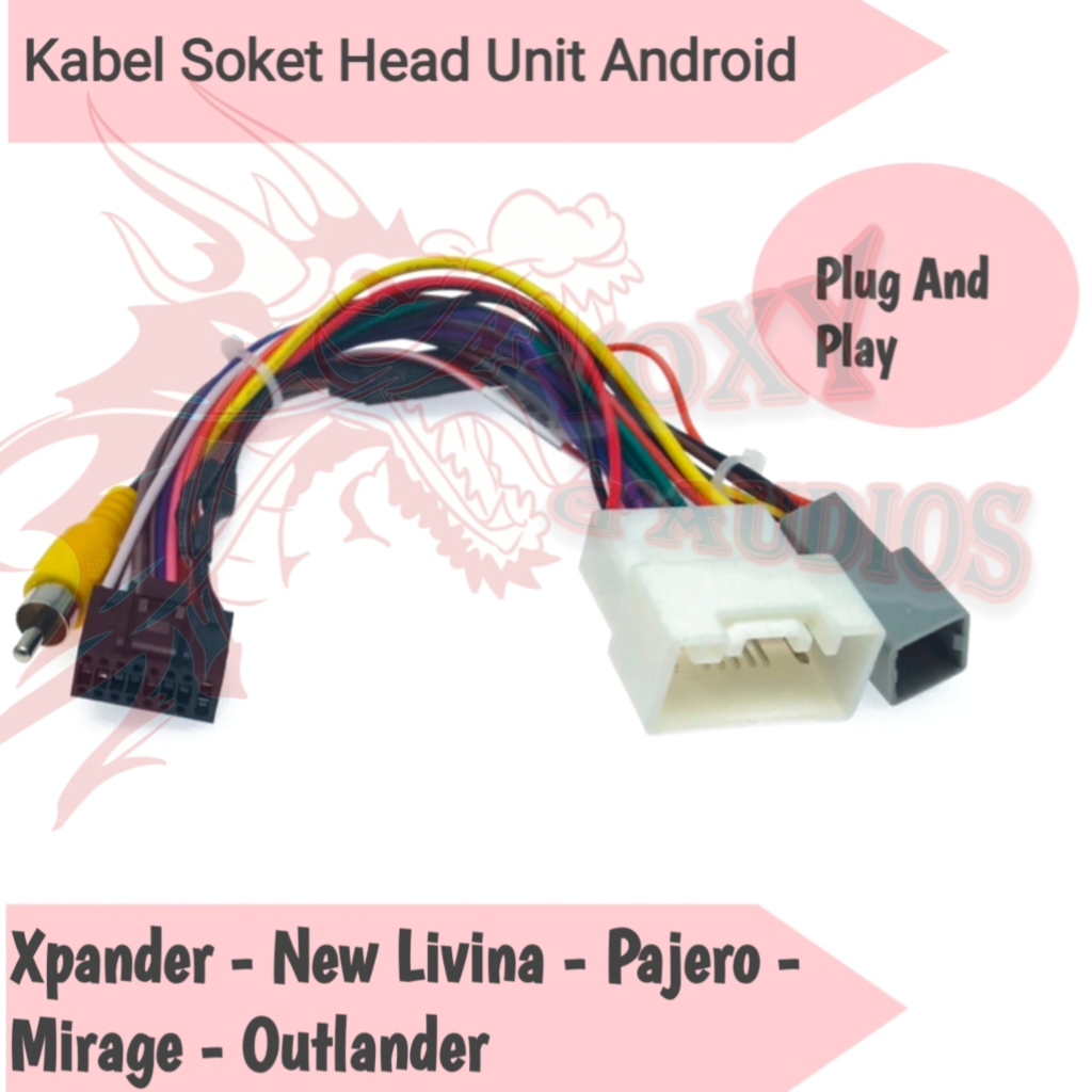 Socket Soket Head Unit Android Xpander + Stepdown Kamera Xpander