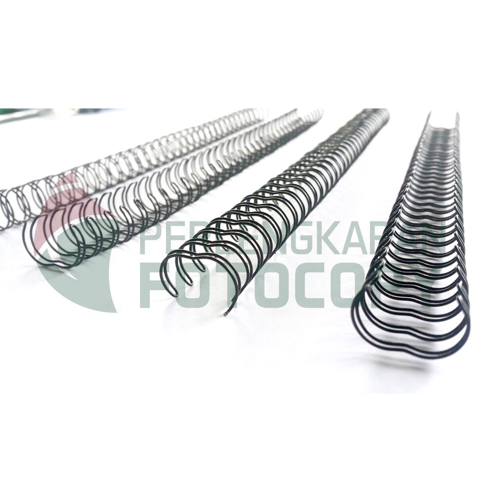 

KODE K4C2 Ring Kawat JilidSpiral Kawat Jilid 31 A5 24 LOOPS Harga untuk 1pcs