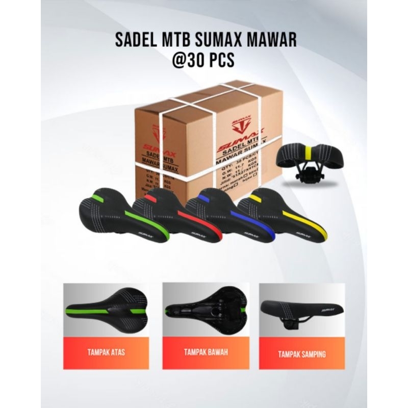 Sadel MTB merk Sumax
