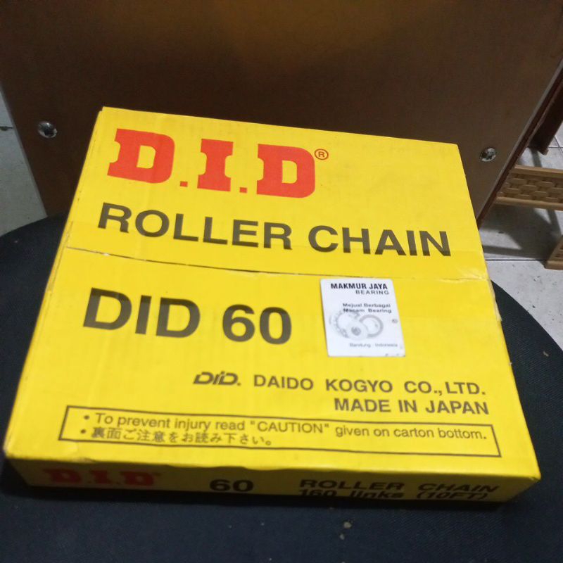 ROLLER CHAIN RANTAI RS 60-1 DID / RANTE RS 60 1 DID JAPAN