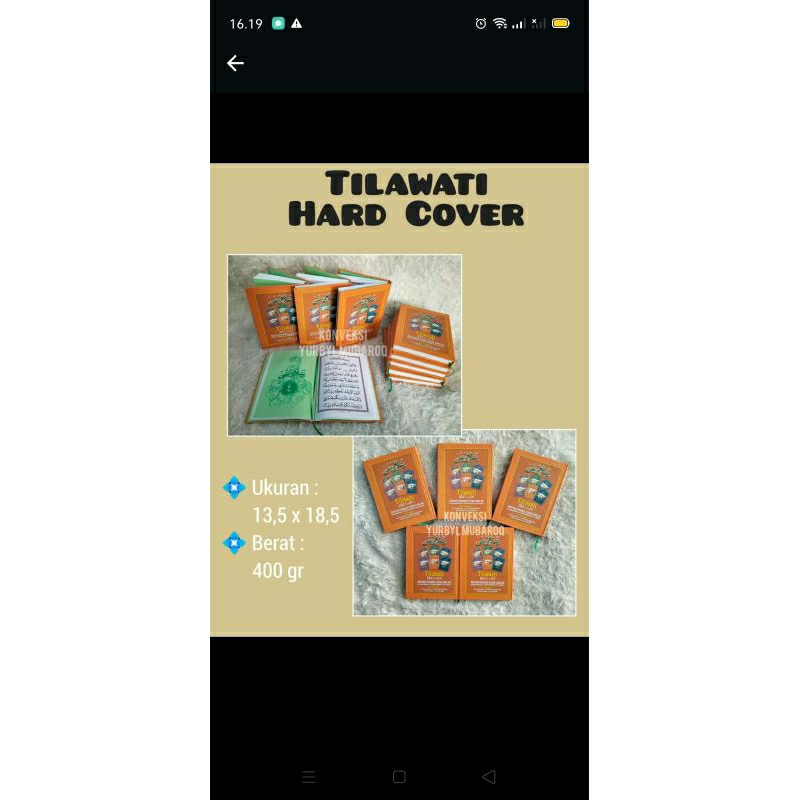 Buku Mengaji jilid dan pretelan