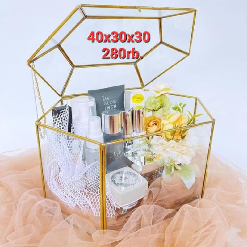 

wedding box seserahan terarium free PECKING kayu