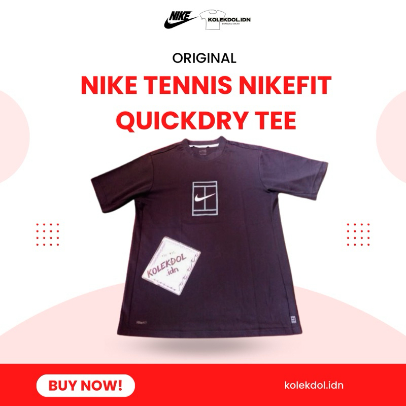 Original - Nike Tennis NikeFIT Quickdry Tee  - KDL-25