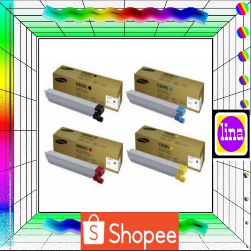 PAKETAN TONER SAMSUNG CLT- 808S COLOR (K808S C808S Y808S M808S) ORIGINAL