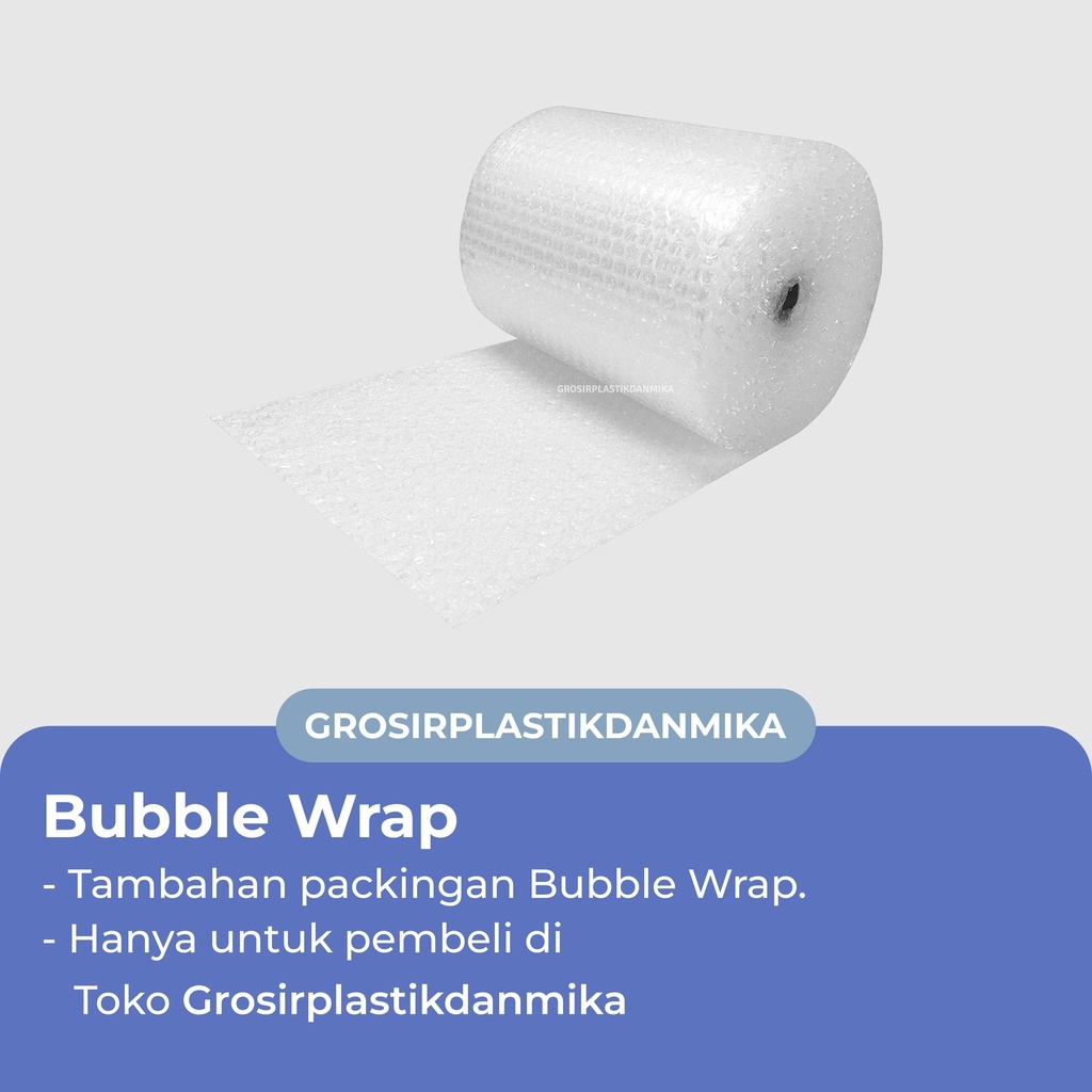 

TAMBAHAN EXTRA PACKING BUBBLE WRAP PENGAMAN PAKET ANDA