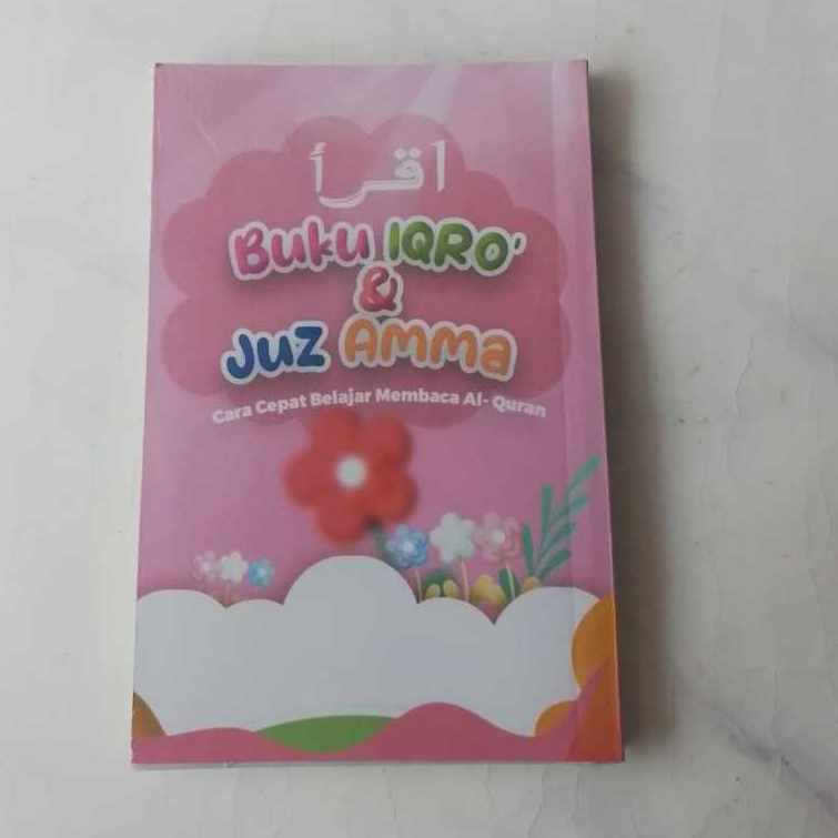 Buku Iqro Juz Amma Kecil , Cara Cepat Belajar Al-quran varian merah jambu , Reguler