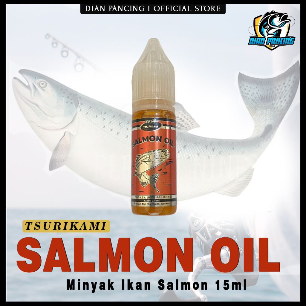 Minyak Ikan Salmon / Minyak Salmon Murni 15 ML Buat Umpan Ikan