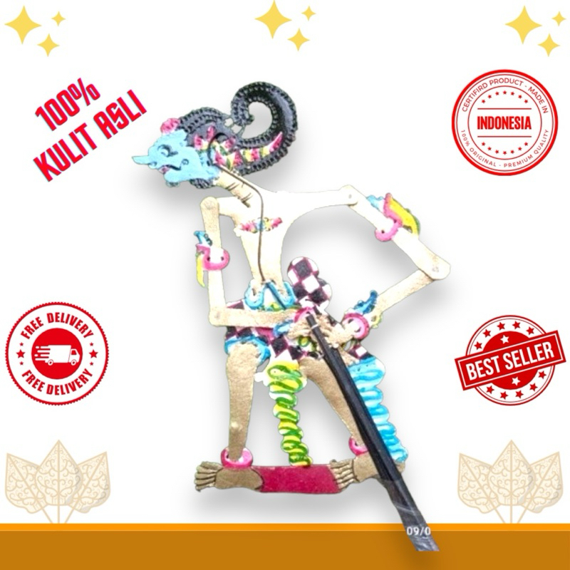 Wayang Kulit Asli ONTOSENO Mini 30 cm