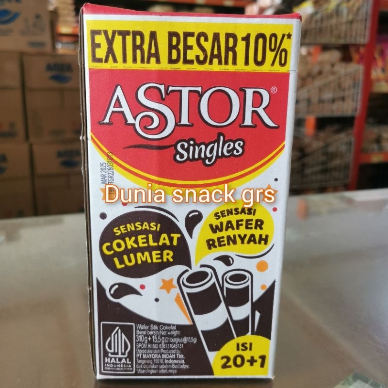 

Astor singles wafer stik 1 pack isi 20