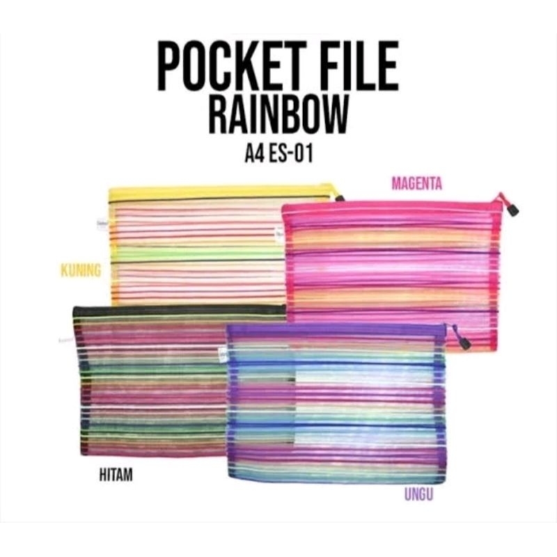 

Pocket File A5 & A6 Rainbow
