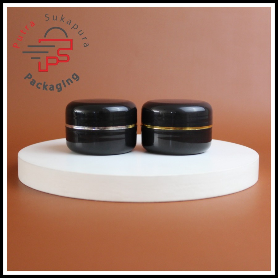 Pot cream 30gr Hitam / pot pp 30gr Hitam / pot eksotika 30gram / pot kemasan cream 30gr