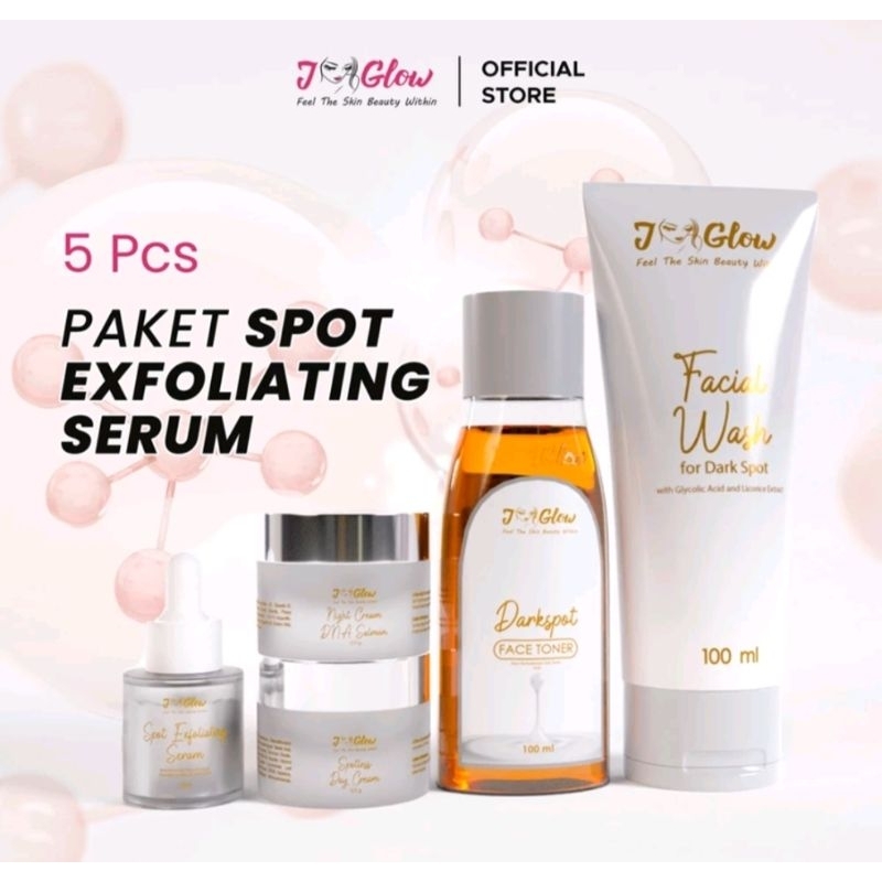 JGLOW SKINCARE ALL PAKET paket super whitening Radiance white cream jnc perawatan kecantikan BPOM