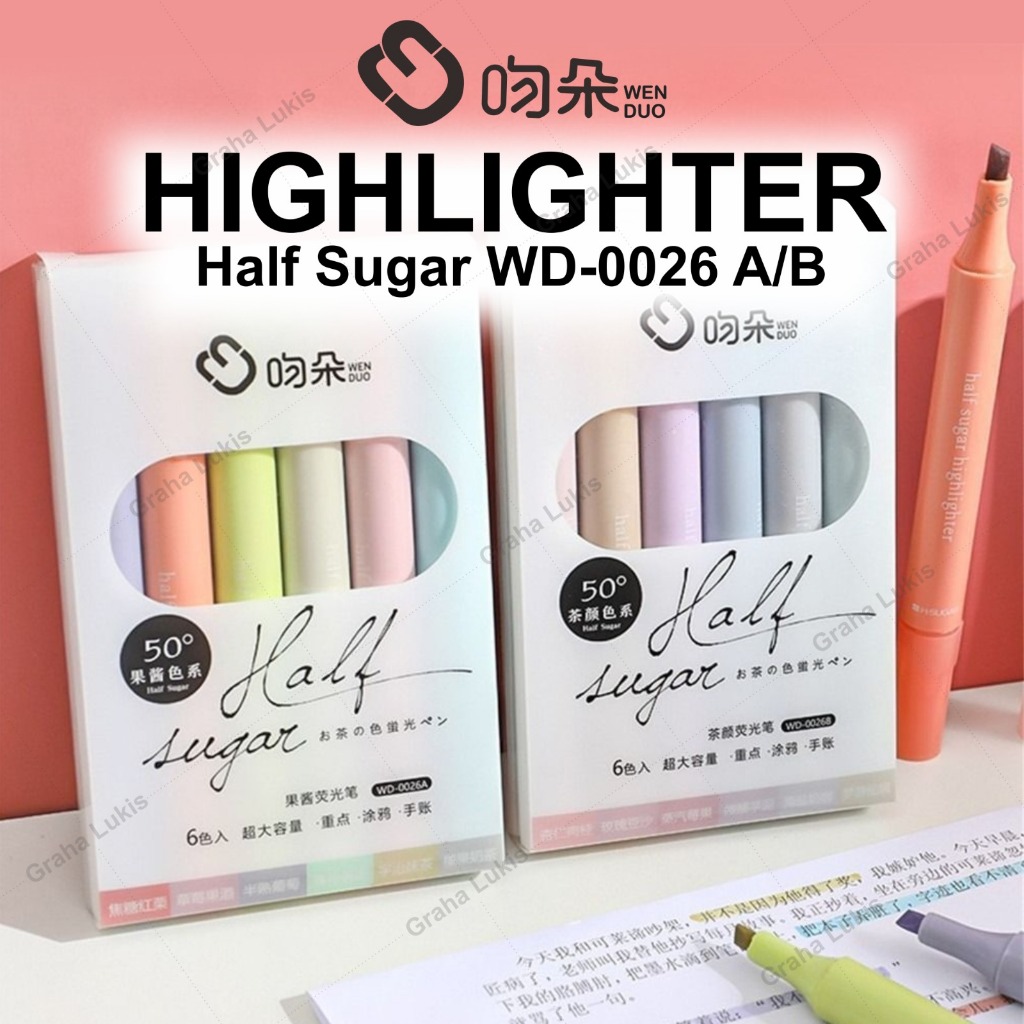 

WENDUO Highlighter Half Sugar WD-0026A / WD-0026B