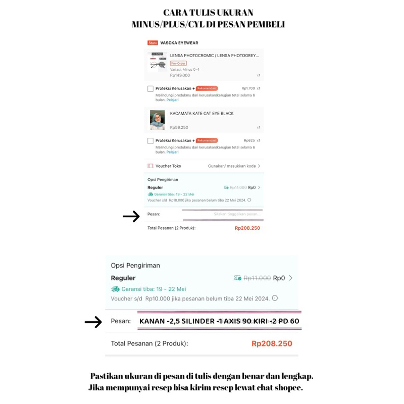 Dnir487 Vascka Eyewear - Frame Bingkai Kacamata Oxford Eyeglasses / Kacamata Semi Cat Eye Kokoh