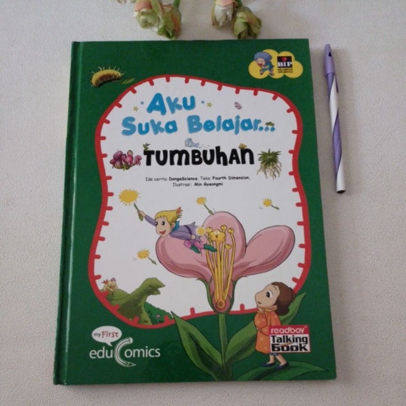 educomics Aku Suka Belajar Tumbuhan preloved